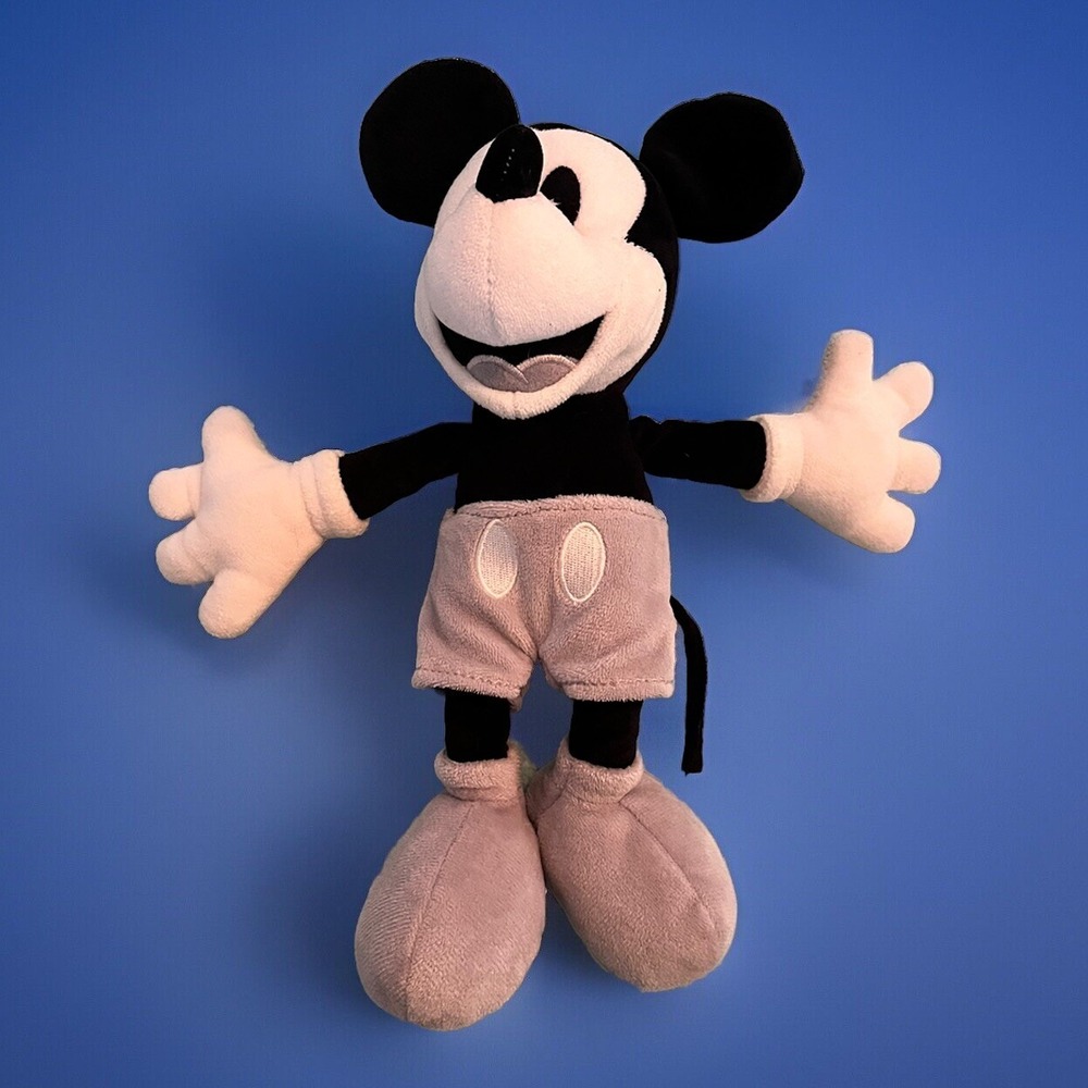 WALT DISNEY Mickey Mouse & Minnie Mono Stuffed Animal Plush Toy By Disney Parks - Picture 2 of 11